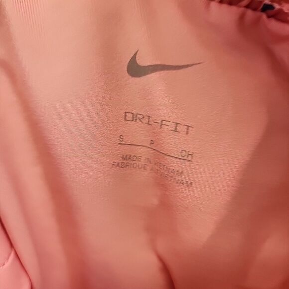 Nike Women's One Dri-FIT Mid-Rise 3" Brief-Lined Shorts, Coral Chalk,size small - Picture 2 of 10